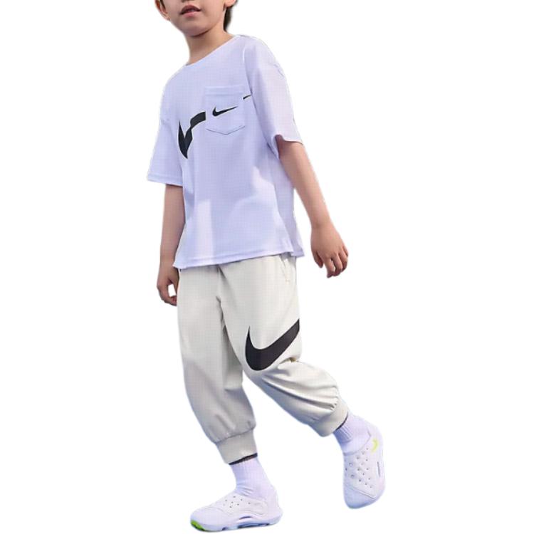Штаны Nike Logo (светло-костяные) — фото 3