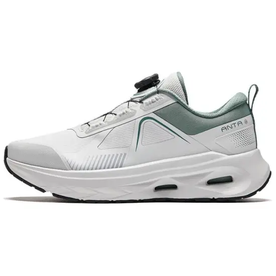 ANTA Training Shoes Men Low-Top Gray Green