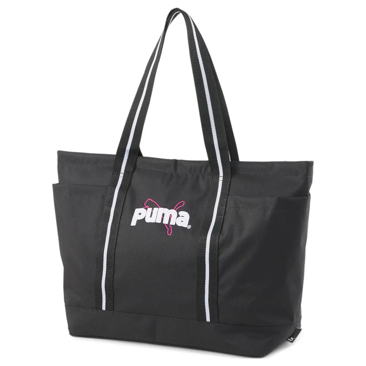 PUMA Polyester Tote Bag, Shopping Bag, Handbag Shoulder Bags Women's Black