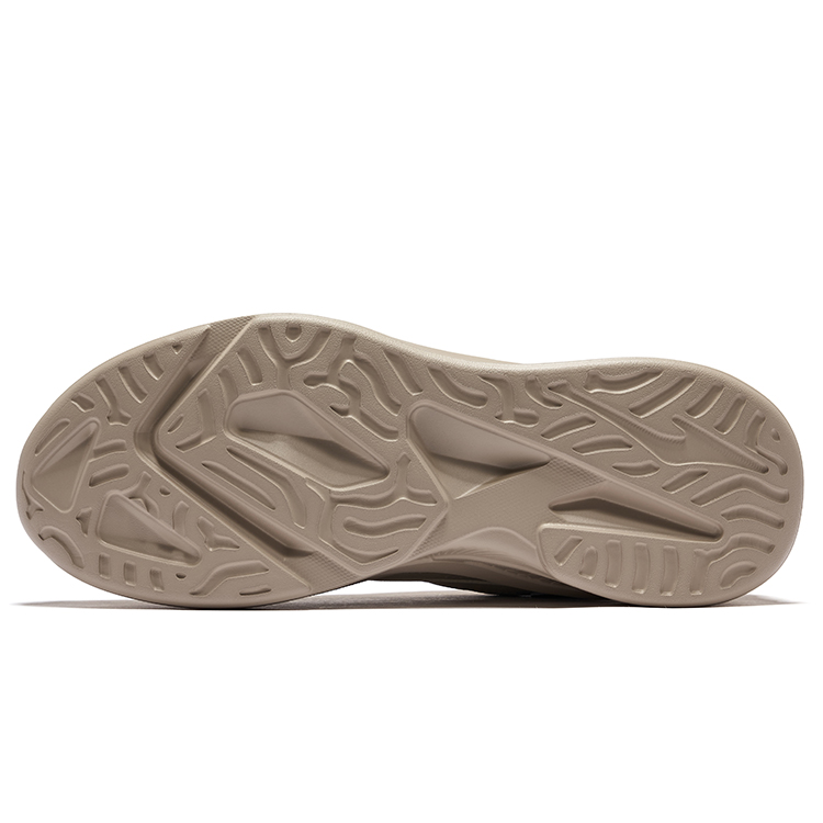 Erke Lingyue 1 Non Slip And Waterproof Low top Casual City Commuting Running Shoes Men’s Light Linen Brownstone