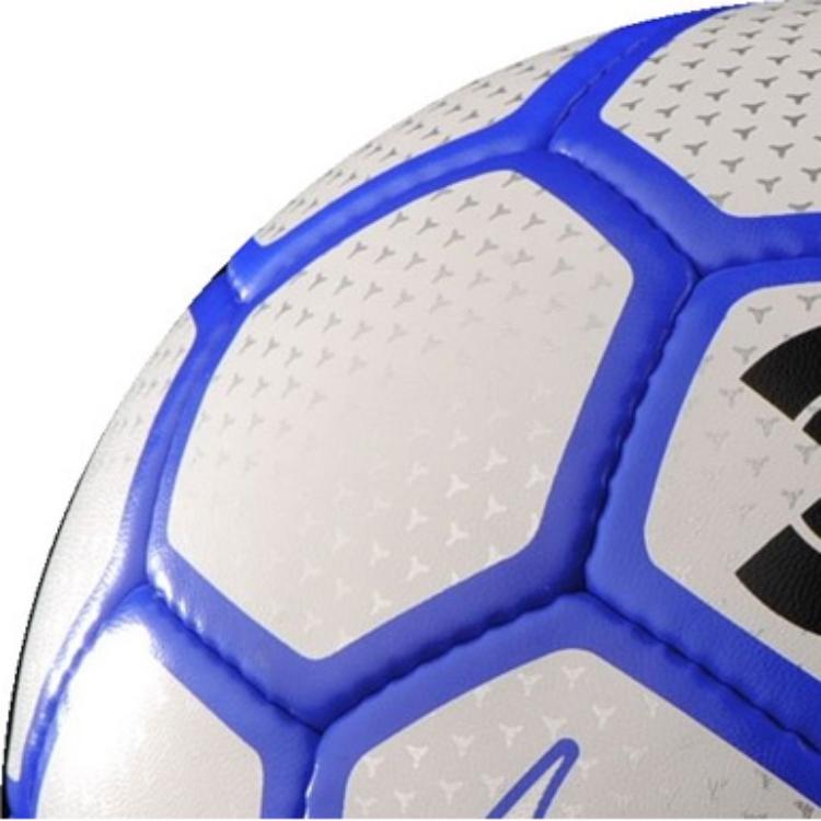 Nike Size 5 Soccer Ball Pu Machine Stitched Soccer Ball Unisex Silver Blue
