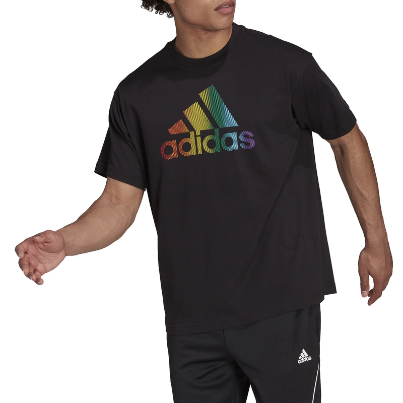 Футболка adidas T (черная) — фото 2