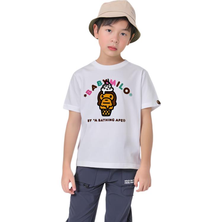 Детская футболка A BATHING APE (разноцветная) — фото 7