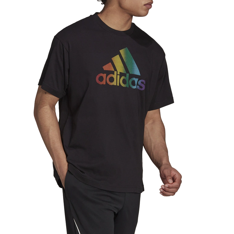 Футболка adidas T (черная) — фото 3
