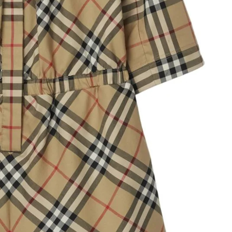 Детский комбинезон Burberry (бежевый) — фото 5