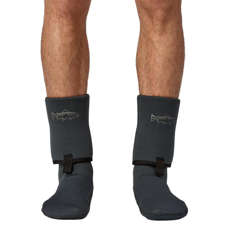 Patagonia SS24 Wading Socks With Gravel Guard Knee High Socks Unisex 1 Pack Black