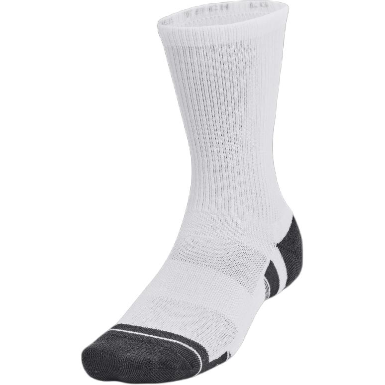 Under Armour Crew Socks Unisex 3 Pack White
