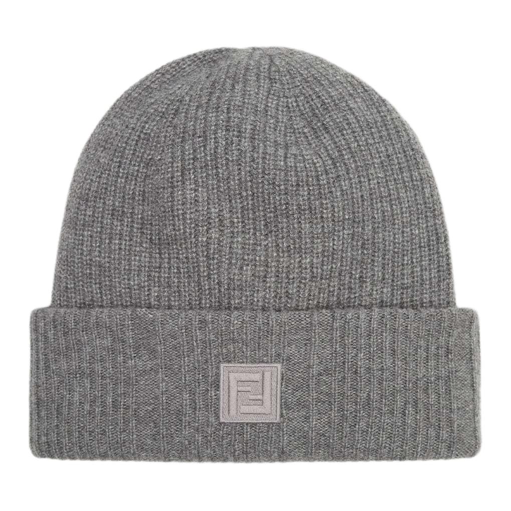 Мужская шапка Fendi Wool (серая)