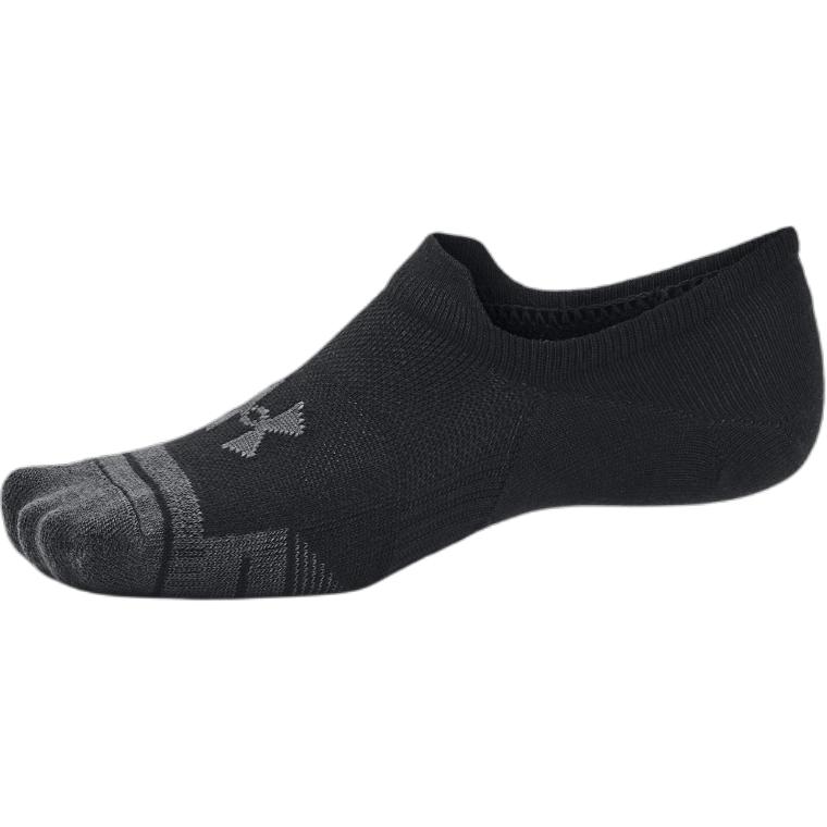Under Armour Performance Tech No Show Socks Unisex 3 Pack Black