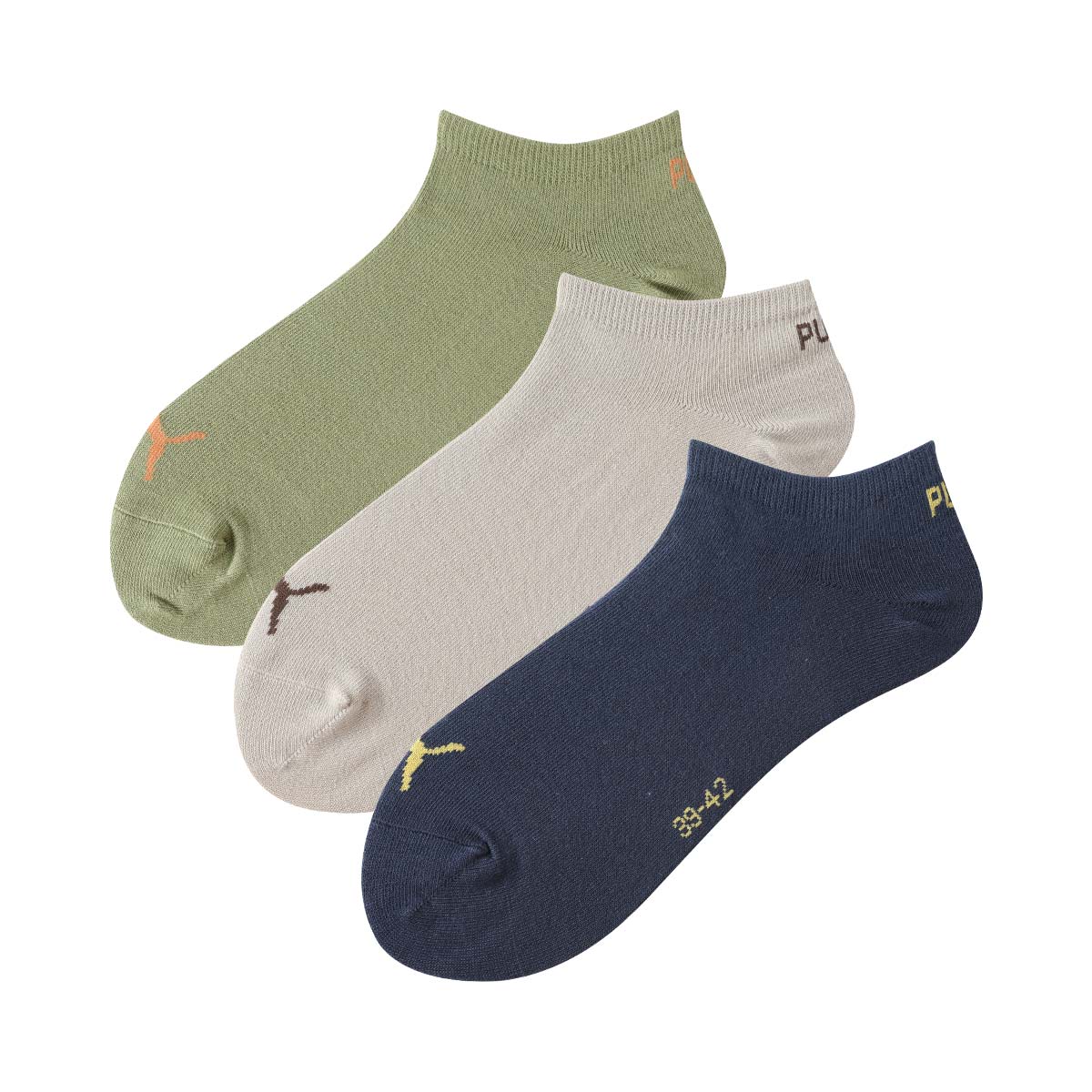 PUMA No Show Socks Unisex 3 Pack