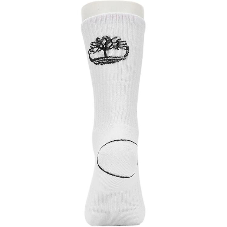 Timberland Knee High Socks Unisex 3 Pack White