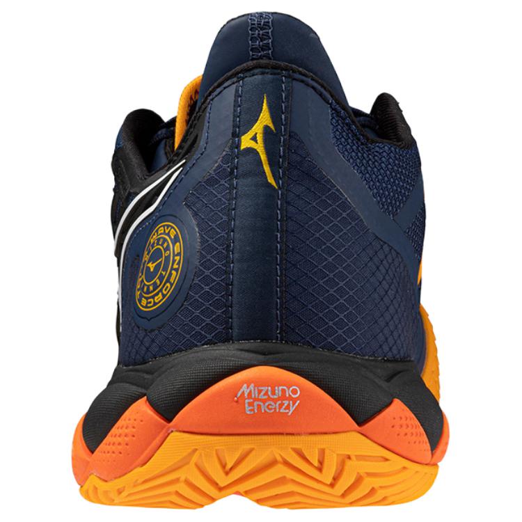 Mizuno Wave Enforce Tour Cushioning Abrasion Resistant Cushioning, Wear Resistant Low top Tennis Shoes Unisex Dark Blue