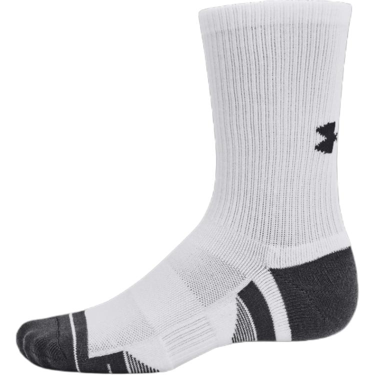Under Armour Crew Socks Unisex 3 Pack White
