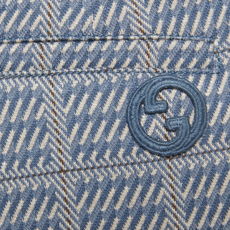 Детские шорты Gucci SS24 (синий) — фото 4