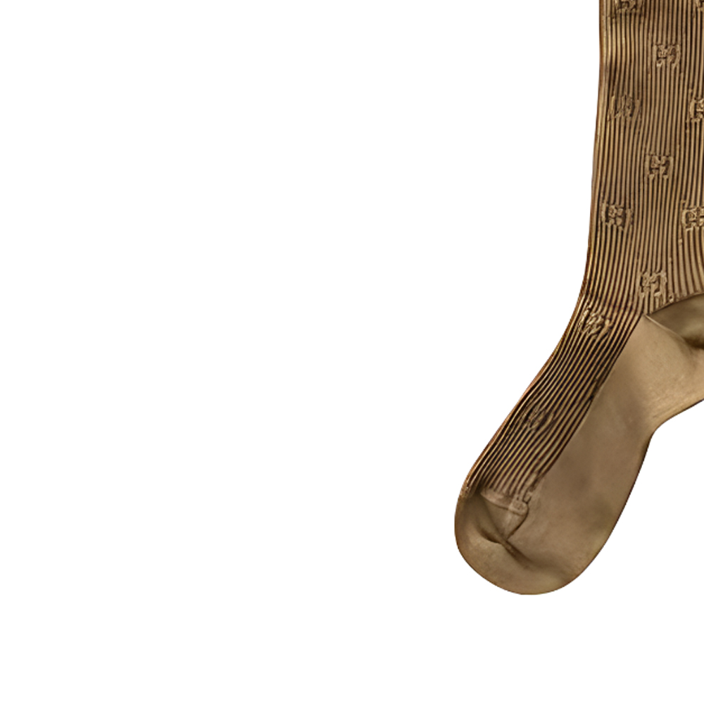 GUCCI FW22 Knee High Socks Women’s Brown