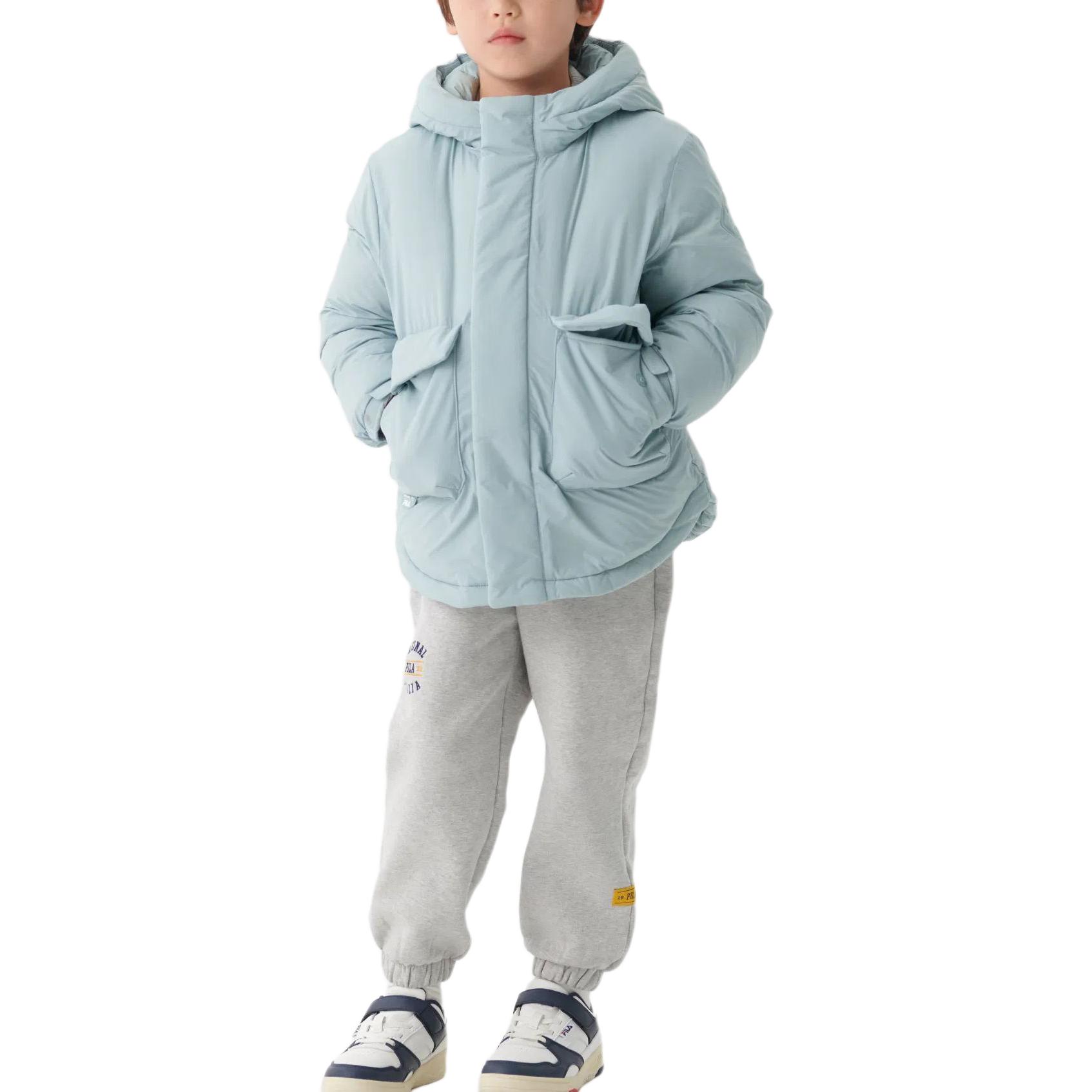 Мужская куртка Fila KIDS (голубая) — фото 4