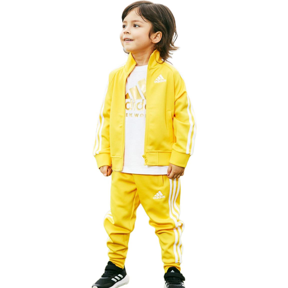 Куртка adidas (желто-белая) — фото 3