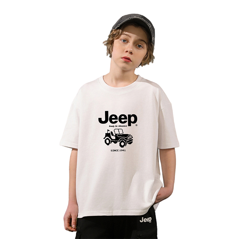 Мужские футболка Jeep T (синий) — фото 6