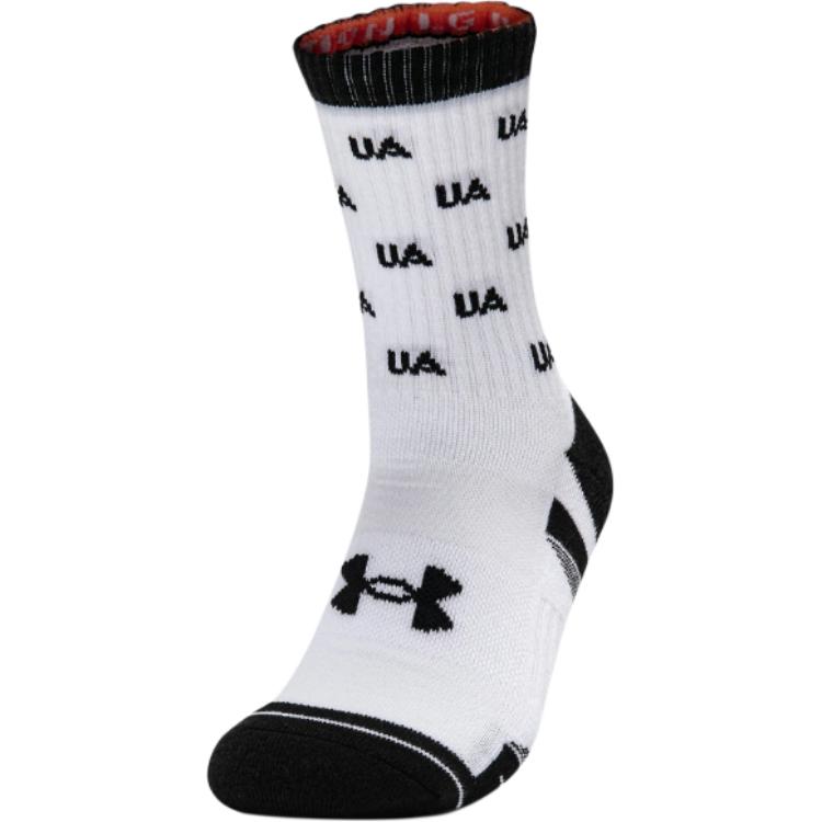 Under Armour Crew Socks Unisex 2 Pack White