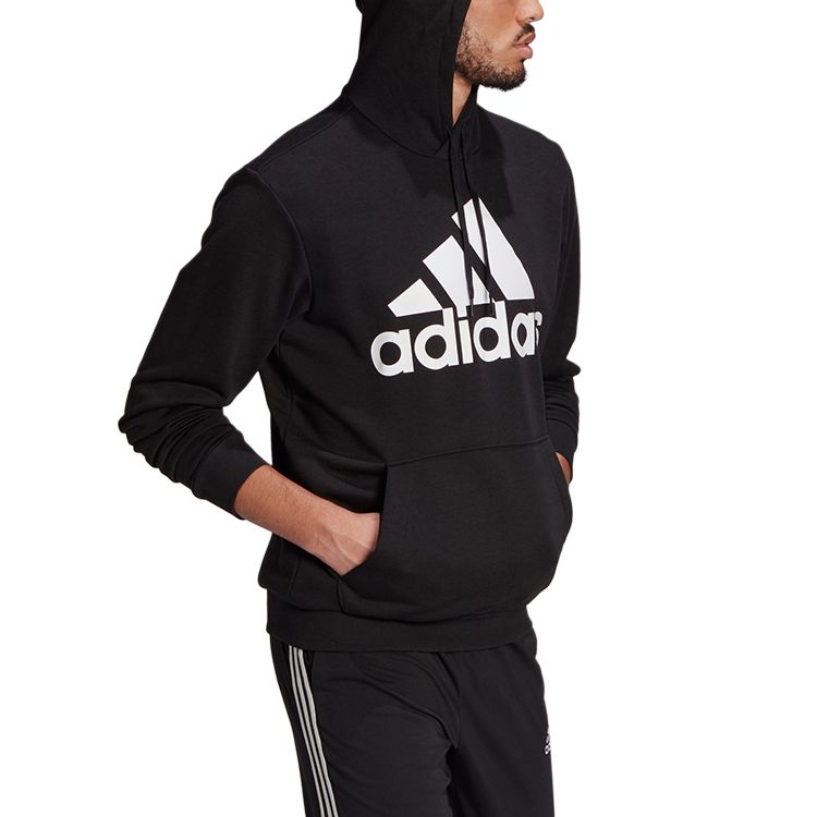 Мужской свитшот adidas ESSENTIALS (черный) — фото 3