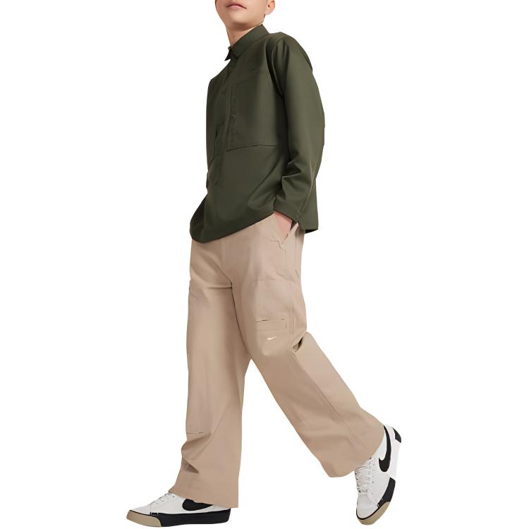 Штаны Nike (бежевый) — фото 3
