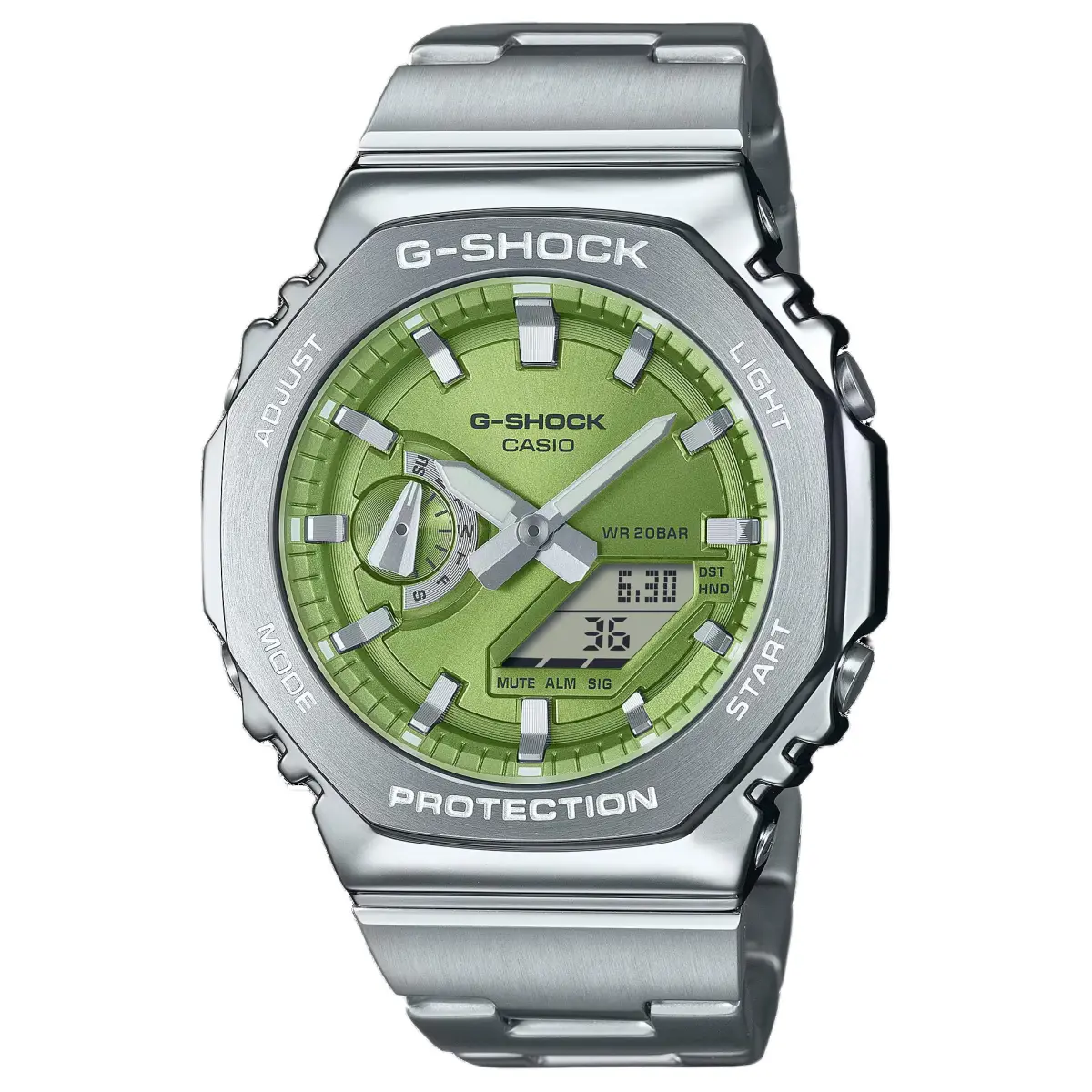 CASIO Unisex G-STEEL Series Green Watch GM-2110D-3A