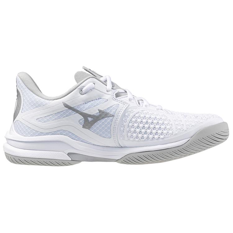Mizuno Wave Exceed Tour 6 Slip Resistant Abrasion Resistant Low top Tennis Shoes Unisex White