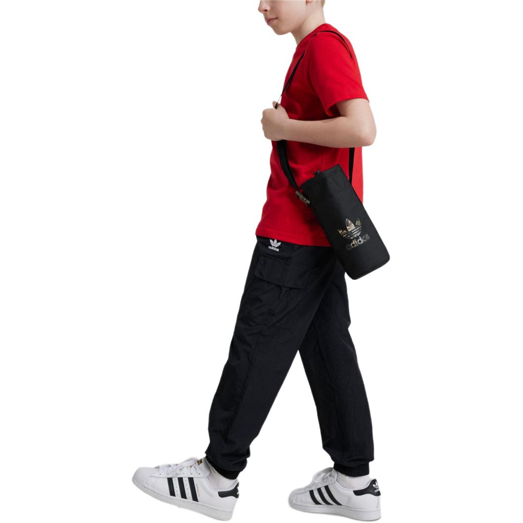 Штаны adidas originals Tracksuit CARGO BOTTOMS (черные) — фото 2