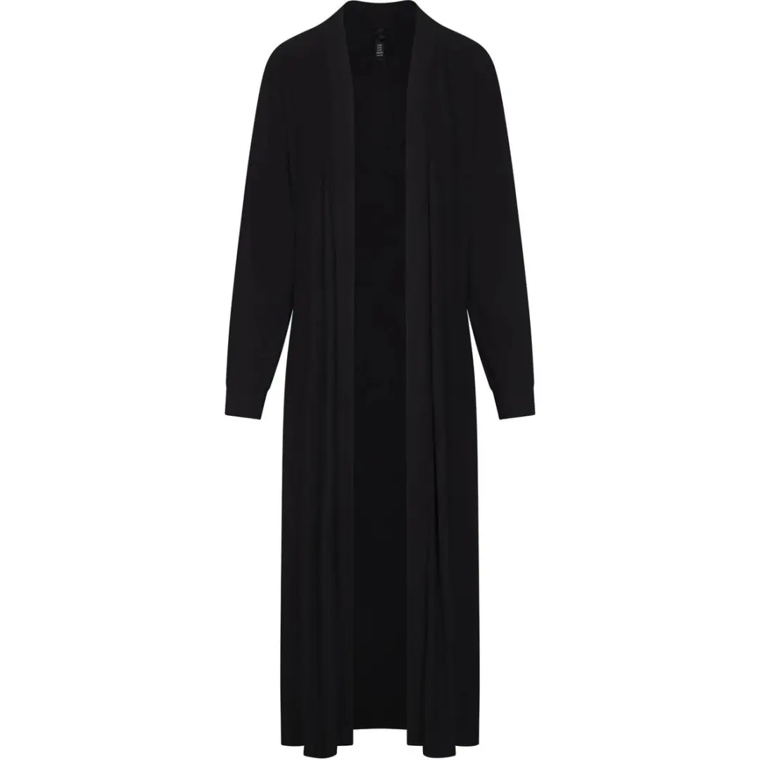 Skims SOFT LOUNGE LONG ROBE Sleep Robe Women's ONYX/Onyx
