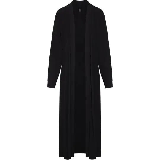 Skims SOFT LOUNGE LONG ROBE Sleep Robe Women's ONYX/Onyx