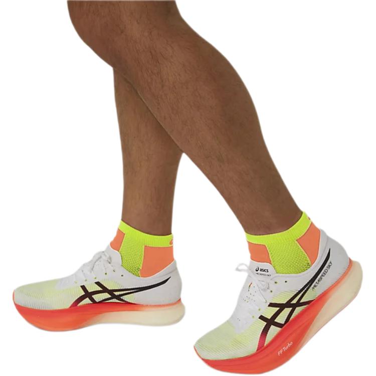 Asics Ankle Socks Unisex 1 Pack Safety Yellow