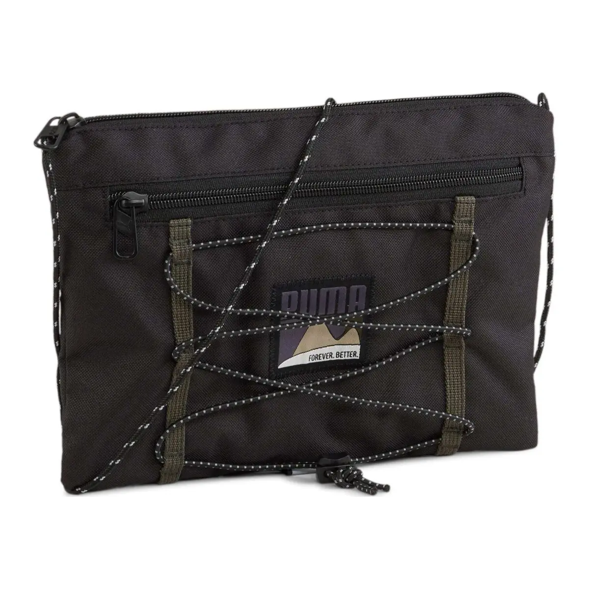 PUMA Polyester Shoulder Bag, Crossbody Bag Regular Unisex Black