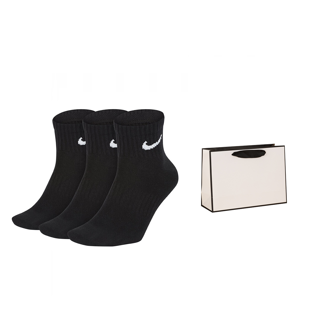 Nike Socks Gift Box Unisex 3 Pack Black