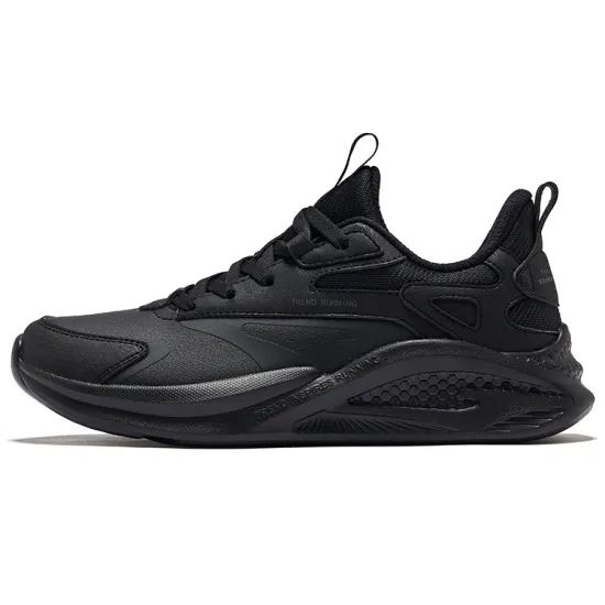 Erke Running Shoes Women's Low-Top Jet Black
