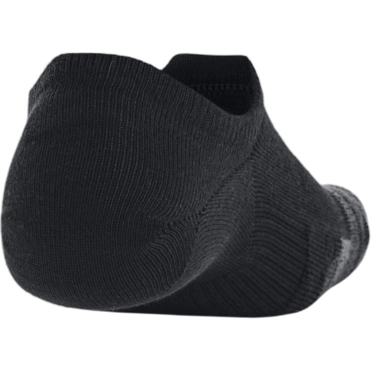 Under Armour Performance Tech No Show Socks Unisex 3 Pack Black