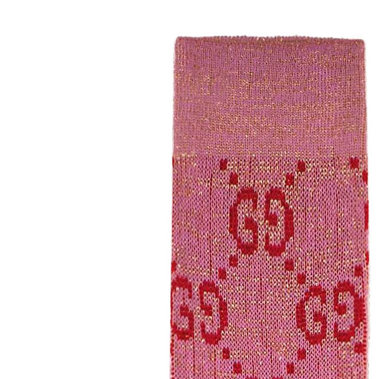 GUCCI Cotton Gg Socks ‘Roseate/Pink’
