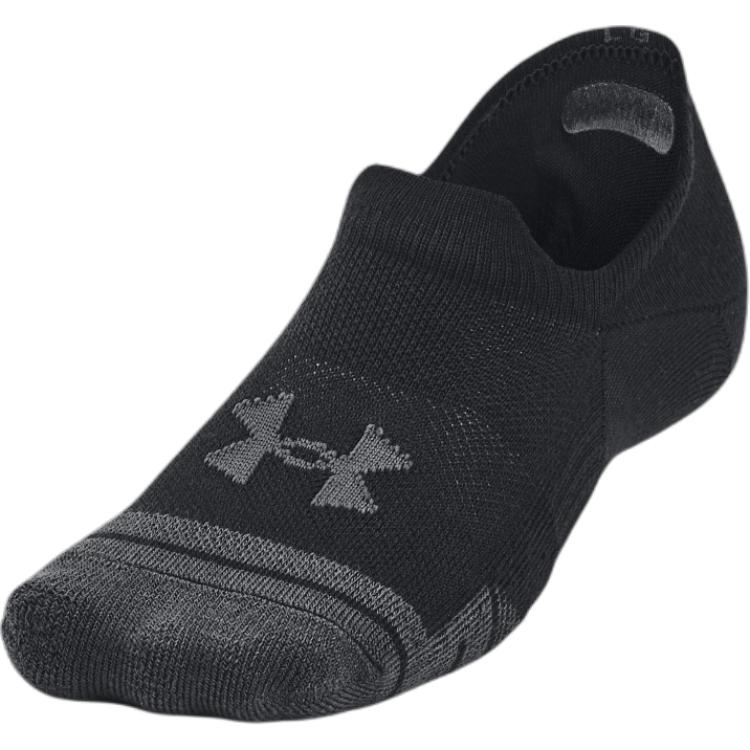 Under Armour Performance Tech No Show Socks Unisex 3 Pack Black