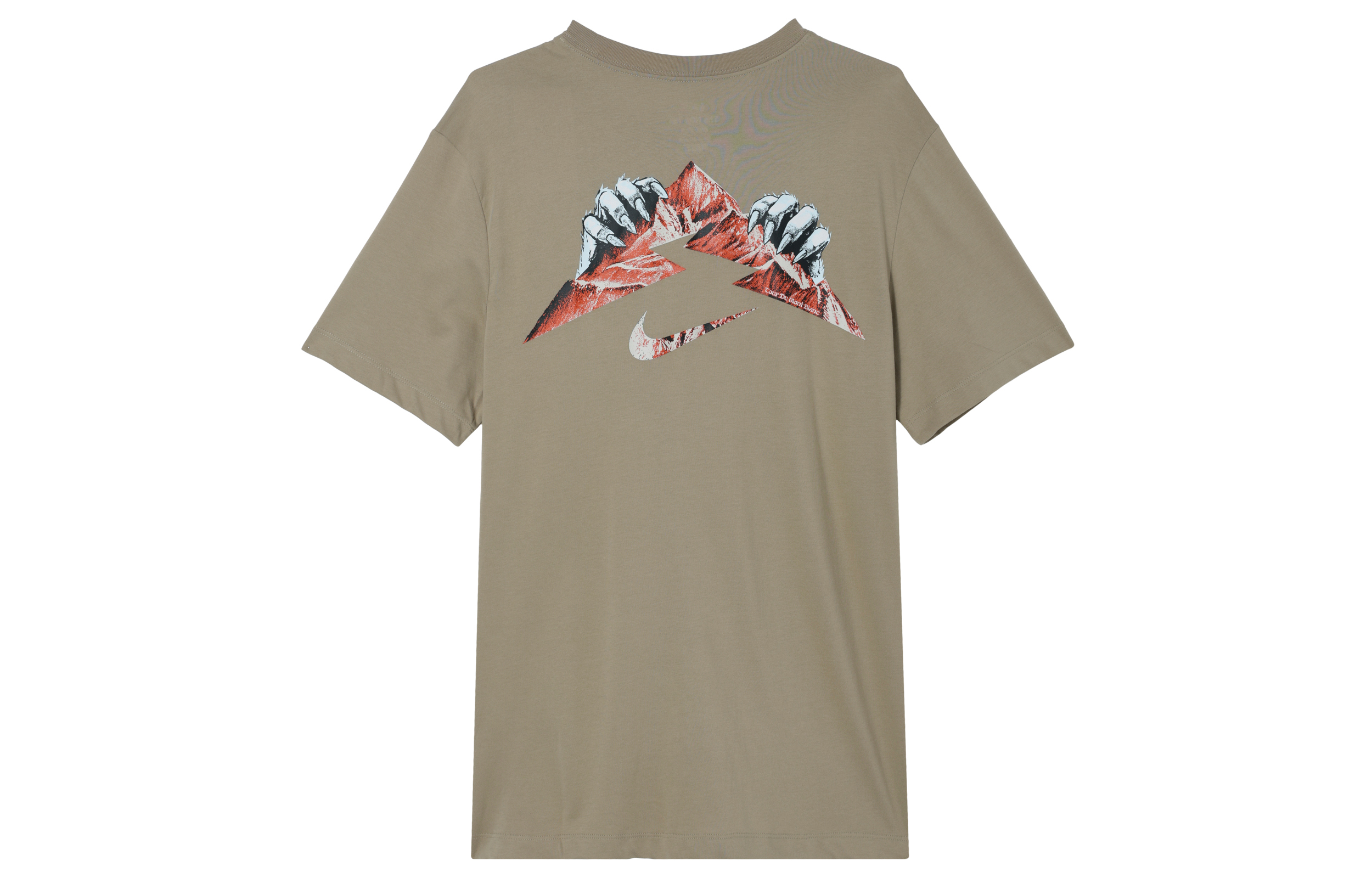 Nike DRI FIT Running T Shirt Men’s Khaki