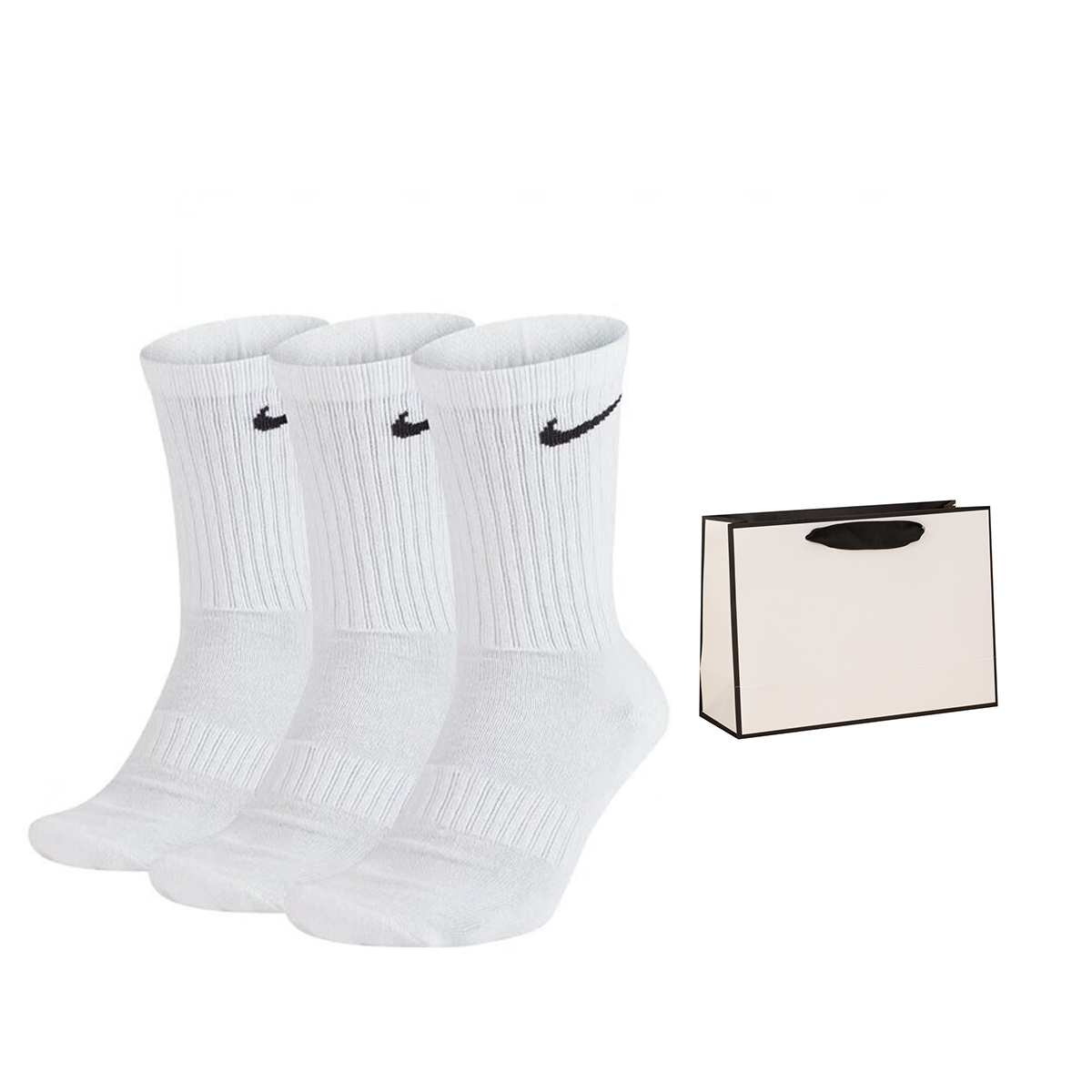 Nike Socks Gift Box Unisex 3 Pack White