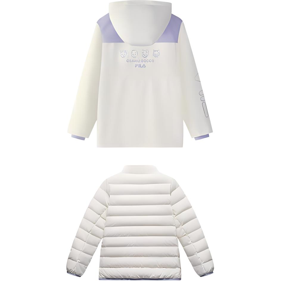 Пуховик Fila KIDS (белый) — фото 2