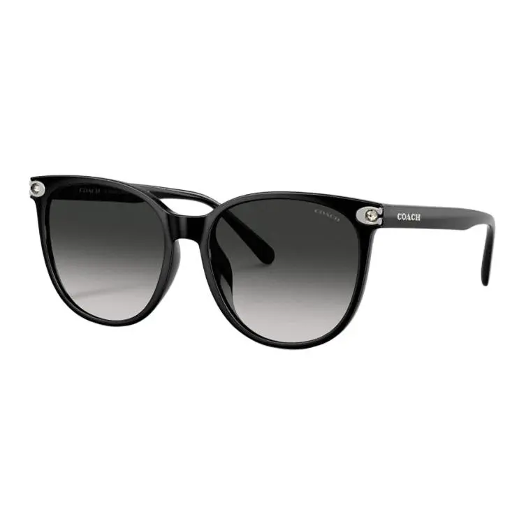 COACH Round Sunglasses Women's Black