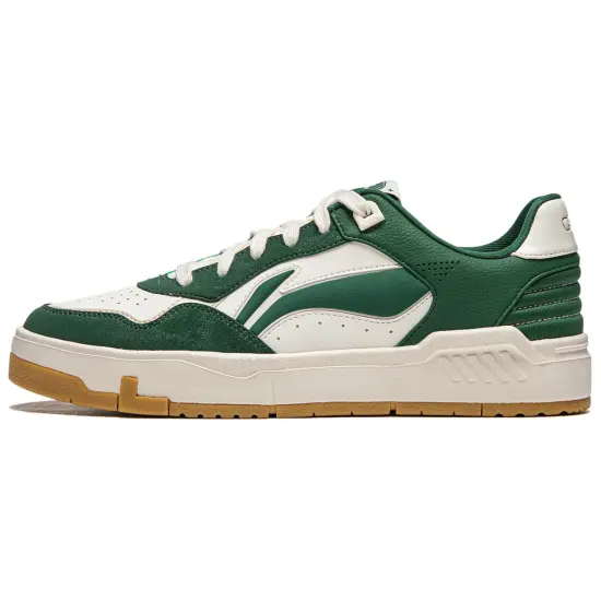 LINING Common 80s Skateboard Shoes Men Low-Top Eden Green/Ecru