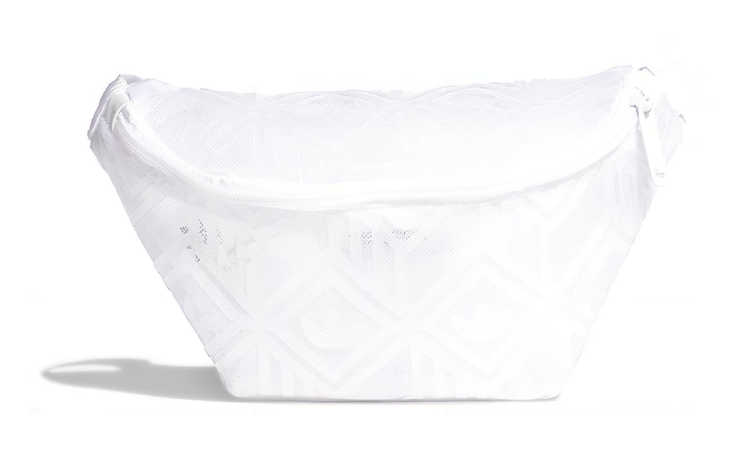 Adidas Originals Polyurethane Fanny Pack, Sling Bag, Sports Bag, Crossbody Bag Regular Unisex White