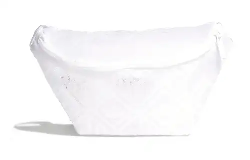 Adidas Originals Polyurethane Fanny Pack, Sling Bag, Sports Bag, Crossbody Bag Regular Unisex White