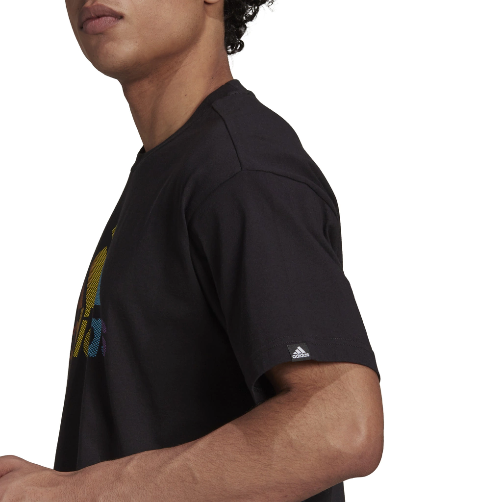 Футболка adidas T (черная) — фото 6