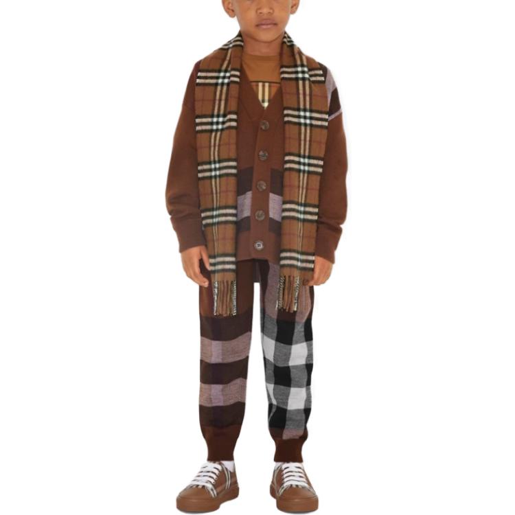 Детские штаны Burberry (коричневые) — фото 3