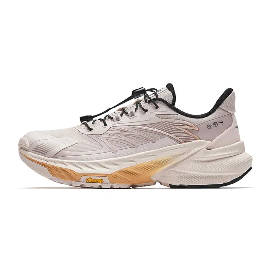 ANTA Running Shoes Women's Low-Top Lotus Grey/Pale Pink/Light Coral