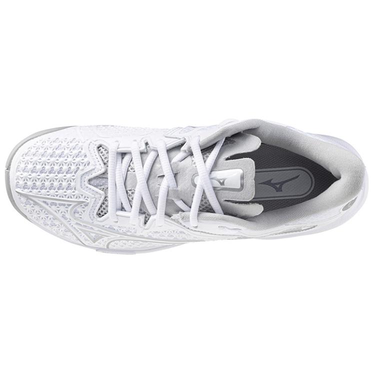 Mizuno Wave Exceed Tour 6 Slip Resistant Abrasion Resistant Low top Tennis Shoes Unisex White