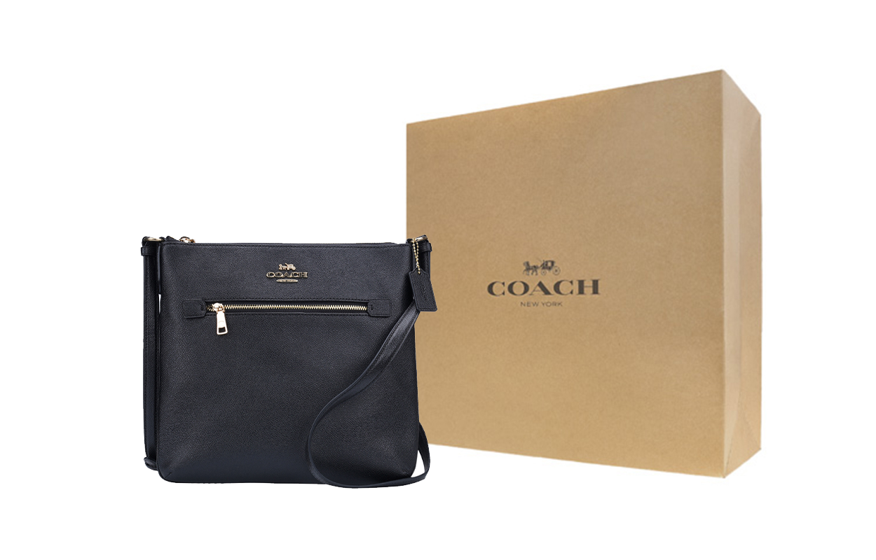 Сумка COACH Rowan 26 (черно-серые) — фото 7