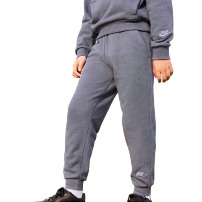 Штаны Nike Sportswear Icon Fleece EasyOn (серые) — фото 4